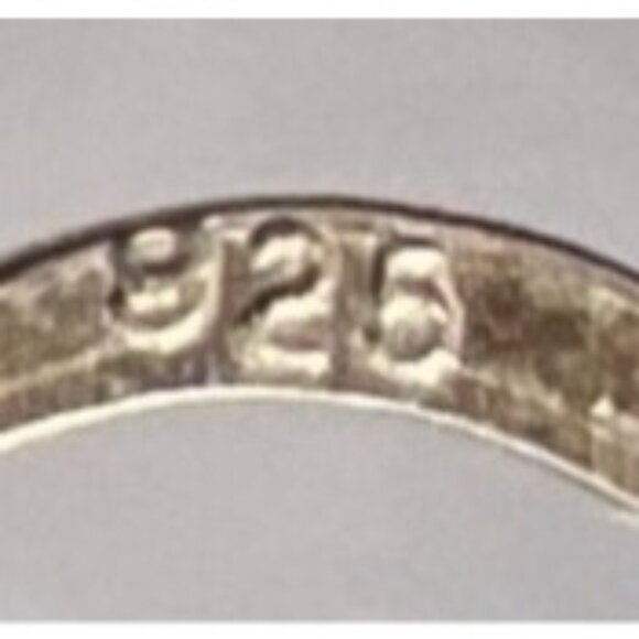 Vtg Sterling Silver 925 Garnet Dangle Earrings Faceted Red Gemstones Tested Boho - Picture 7 of 12